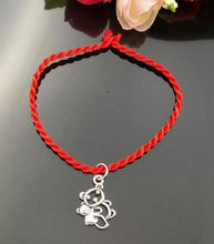 20 pc Fashion Cute Bear Mom & Baby Bear lucky red string bracelet Bangles h