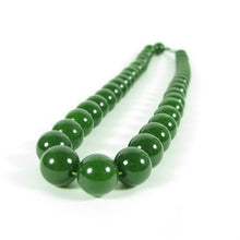 Hetian 8 mm Green beads Wafer Necklace Cool Necklace Accessories Beads Neck