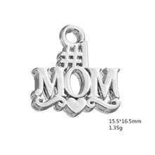 my shape 30Pcs number 1 mom word charms for love mother-in Charms from Jewe