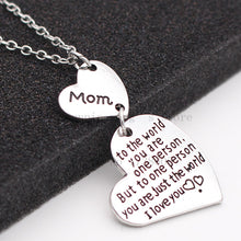 2017 Hand Stamped Jewelry The Love Between Mother and Daughter Is Forever H