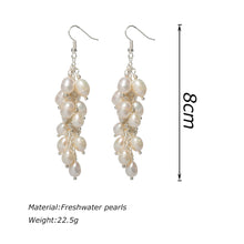Freshwater pearl Drop earrings jewelry boucle d'oreille wedding earrings da