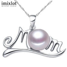 Imixlot Mom Letter Necklaces & Pendants Family Jewelry Personalized Silver