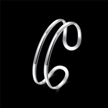 2017 B071 Wholesale silver bangle bracelet silver fashion jewelry C CUFF no