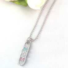 Big Sister& MOM & Little Sister Series Family Stylish Necklace Set Blue Pin