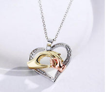 Mother Love Baby Child Rhinestone Big Hand Hold Little Hand Fashion Designe