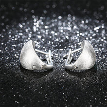 Classical Style 925 Silver Earrings for Women Elegant Silver Small Hoop Ear