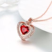 MEEKCAT Mother Day Necklace Jewelry Heart Shape Pendant Necklace Love Mom N