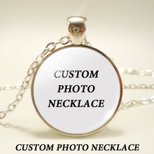 Personalized Photo Pendants Custom Glass Cabochon Necklace Photo of Your Ba