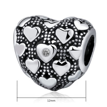 GAGAFEEL Big Hole Heart Family Beads Best Mom Sister Charms Fit Pandora Wom