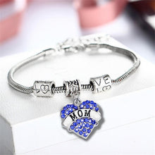 2017 Fashion Mother Jewelry Family Mom Daughter Bracelet Pendant Heart Shap