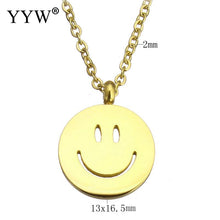 YYW New Designs Funny Lovely Mom Baby Gifts Gold color Stainless Steel Jewe