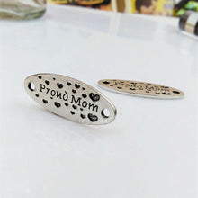 2016 most popular 20 Pieces/Lot 13mm*34mm Antique Silver Plated message cha