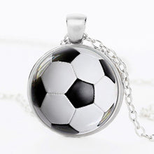 Soccer Ball Pendant Soccer Mom Jewelry Black White Gift for Sports Player G