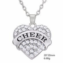 Lemegeton  Rhinestone Pendant necklaces  CHEER & CHEER MOM  SISTER Necklace