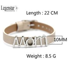 Legenstar Personality Slide Charm  Bracelet Mom Alloy DIY Charm Bangles Fas