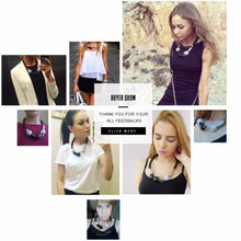eManco Statement Necklace Fashion Jewelry Minimalist Ethnic Chokers Necklac
