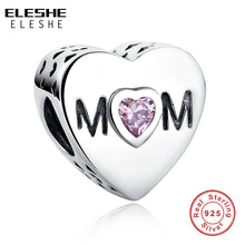Authentic 925 Sterling Silver BEST MOM,FOREVER FRIENDS Love Heart European