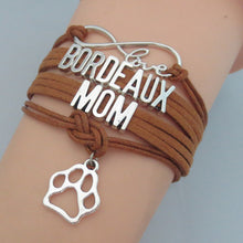 drop shipping infinity love bears paw bracelet BORDEAUX MOM bracelets borde