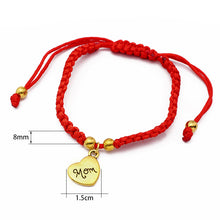 I Love You Mom Red Thread Jewelry Bracelets Lucky Jewelry For Mun Charm Bra