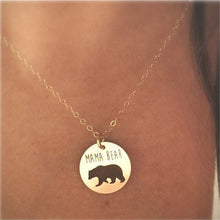 10pcs_11.11 Hot sale Jewelry New Fashion Mama Bear Necklace Mom Gift Neckla