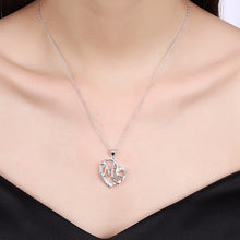 Best Gifts For Mom Heart Pendant Necklace For Women With CZ Stone Fashion M