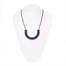 TYRY.HU U Shaped Mom Long Necklace Accessories for Baby Silicone Teether Te