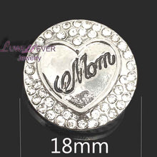 Multicolor metal Rhinestone Snap Buttons W111 mom Diy Jewelry fit 18mm Snap