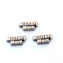 20pcs/lot Free Shipping DIY Fashion Alloy Military Mom Wife Charm For Float