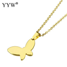 YYW Women Lover Mom Long Chain Necklace Original/Gold Color Stainless Steel