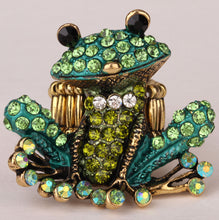 Frog stretch ring silk scarf jewelry mothers day gifts for mom wife her wom