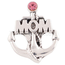 10pcs/lot New mom women snaps jewelry  OEM 18mm rhinestone snap button fit