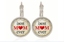 fashion dome crystal glass cabochon earrings jewelry for Mother as gift  be