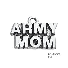 Skyrim 10Pcs/Lot Word Army Mom & Navy Mom & Military Mom Statement  One sid