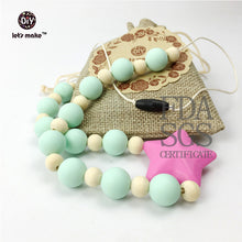 Let's Make Unique   Silicone Teething Necklace for Mom   Mom Wears, Baby Ch