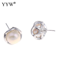 YYW New Arrive Women Bridal Lover Mom Wedding Jewelry Freshwater Pearl Earr