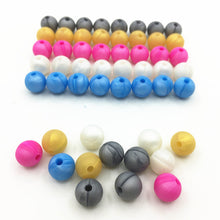 100pcs/lot Food Grade Silicone Teeth Beads DIY Necklaces Baby Bracelets Bab