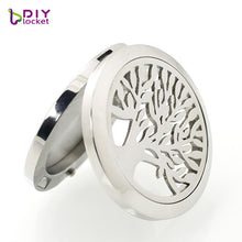 30mm Stainless Steel heart mom perfume Pendant necklace Fashion aromatherap