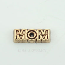 Free shipping gold and silver floating MOM CHARM,new floating locket charms
