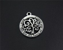 5pcs Antique Sliver Life Tree Love Mom Charm Fit Bracelets Necklance DIY Me