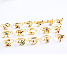 2017 New Silver Gold Color Adjustable Elegant A B D E S T L M N Initial Let
