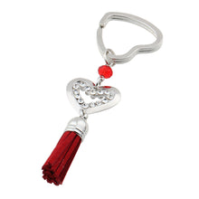 New Keychain for keys porte clef I love you mom dad keychain Love Heart Key