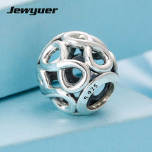 Mother's day Gift for mom Infinite Love Openwork charms 925 Sterling Silver