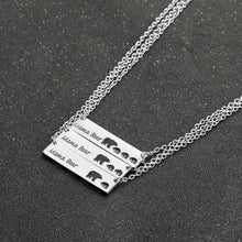 New Mom And Babys Mama Bear Pendant Necklaces Mothers Day Gift Necklace Dog