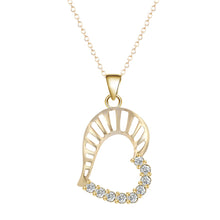 Todorova Hot Sale Heart Necklace Austria Crystal Pendant Chain Necklace Zir