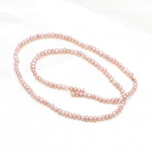 YYW Baroque Cultured Freshwater Pearl Beads Wedding Mom Women Jewelry Pink