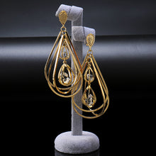 Fashion Africa Earrings for Women / Girl, Gold Color Arab Middle Eastern Je