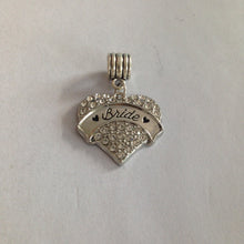 my shape Bride Bridesmaid Mom of The Bride Crystal Beads Charms Fit Pandora
