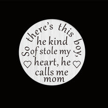 Hot sell Floating Locket Charms Stamped he calls me mom Floating Locket Win