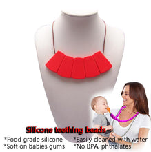 Baby Nursing Jewelry for Mom 100% Food Grade Silicone Teething Pendant Soft