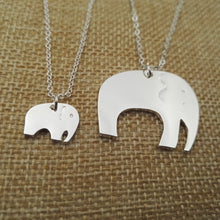 trendy Mother Daughter Necklaces women animal jewelry Elephant pendant neck